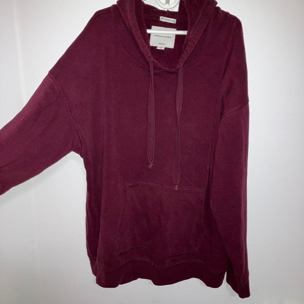 Maroon American Eagle Hoodie
